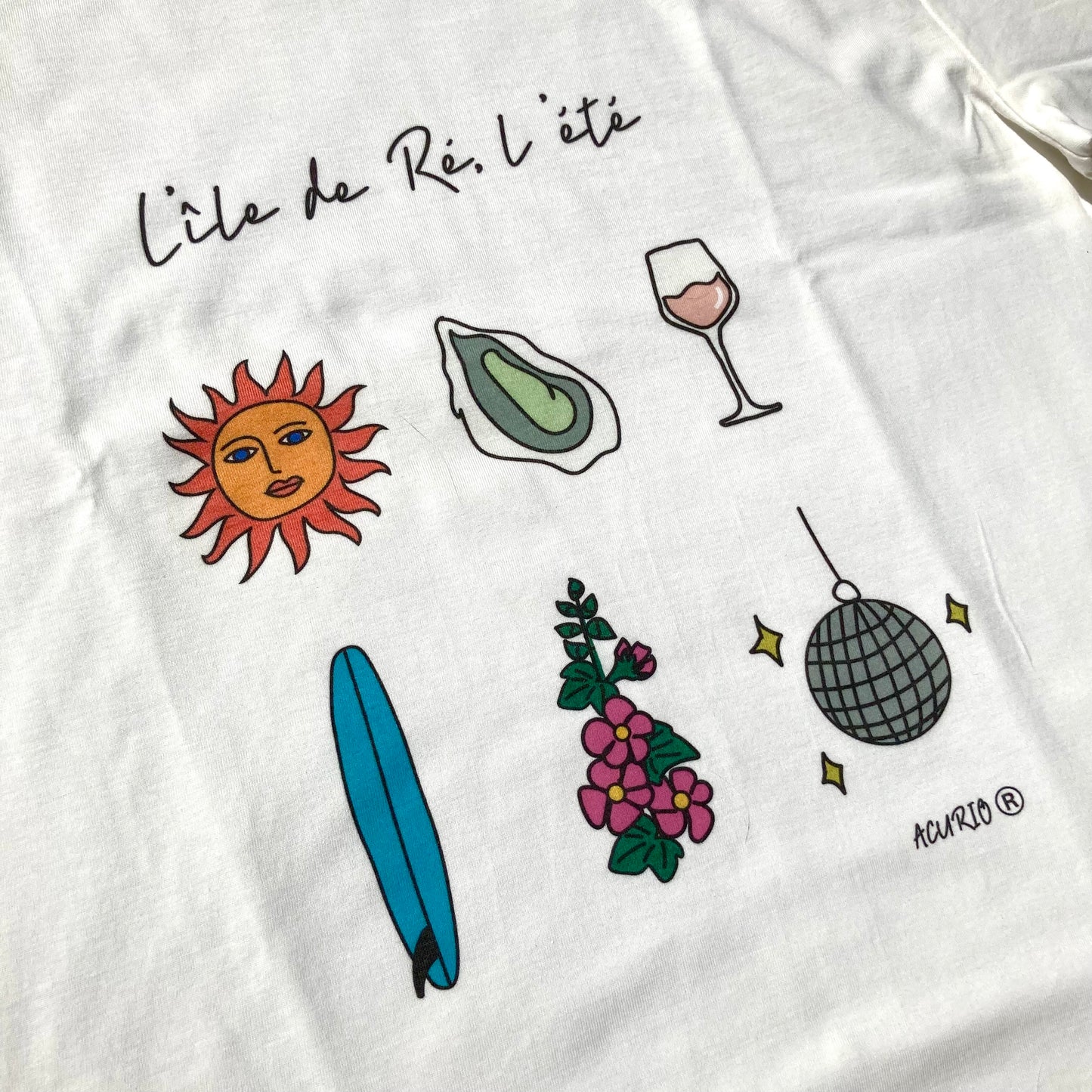Tee shirt Île de Ré l'Été